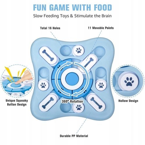 Zabawka Edukacyjna dla Psa Węchowa Mata Gra Kota Interaktywna na Przysmaki na Arena.pl