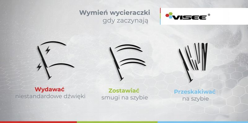 ZESTAW WYCIERACZEK VISEE HEXA 630/450 mm zdjęcie 5
