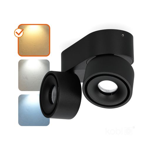 oprawa sufitowa lahti mini dim 2x9w 3000k czarna na Arena.pl