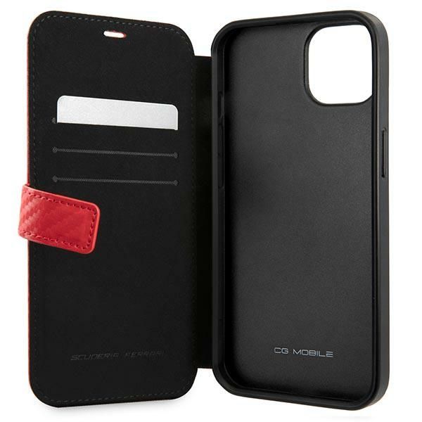 Etui Ferrari do iPhone 13 mini, Czerwony zdjęcie 5