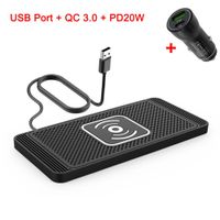 Bezprzewodowa ładowarka samochodowa USB and adapter