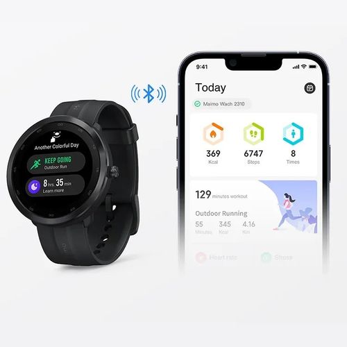 Smartwatch Maimo Watch R czarny na Arena.pl
