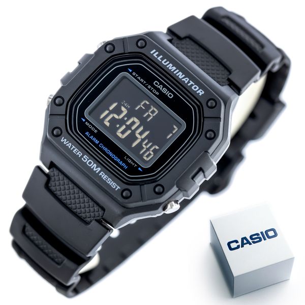 ZEGAREK MĘSKI CASIO W-218H-1B + BOX zdjęcie 10