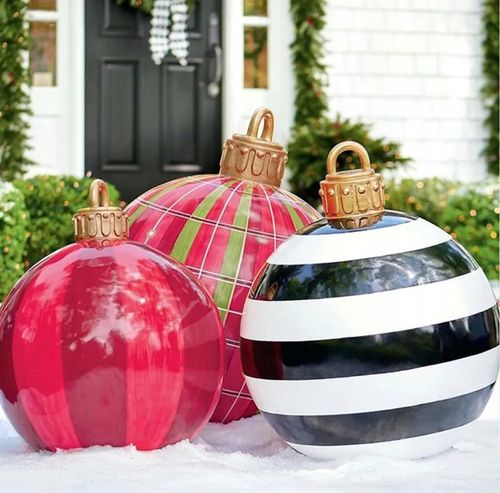 ŚWIECĄCA DMUCHANA BOMBKA do DOMU OGRODU 60cm 16xPROGRAM ŚWIĘTA PREZENT na Arena.pl