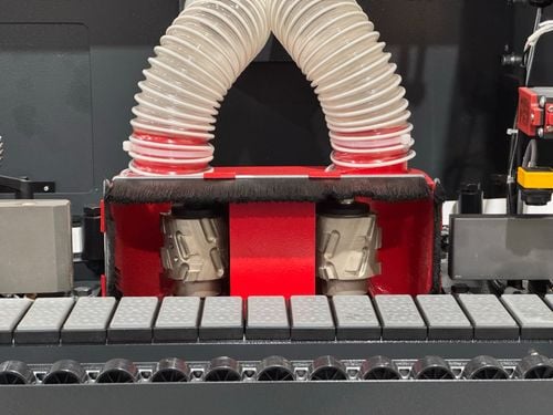 Okleiniarka wstępne frezowanie piła formatowa formatówka odciąg trocin wąż na Arena.pl