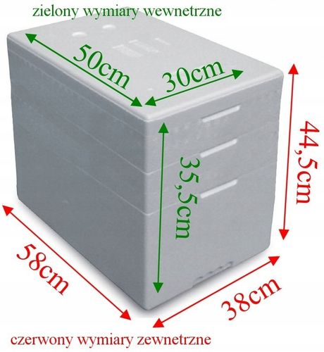 Pudełko styropianowe Termobox Fischbox 56 Litrów na Arena.pl