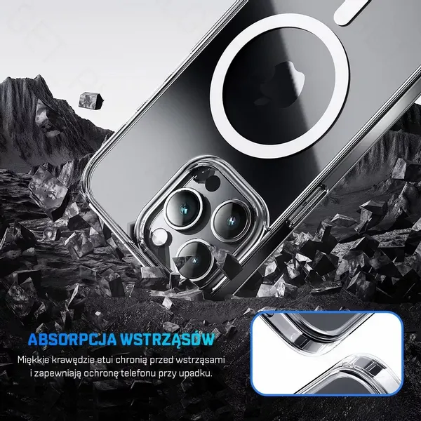 ROCK Crystal MagSafe Etui Obudowa do iPhone 15 Pro zdjęcie 1