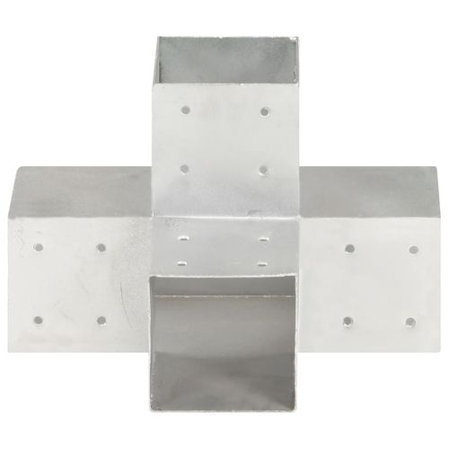 Łączniki w kształcie X, 4 szt., galwanizowany metal, 101x101 mm na Arena.pl
