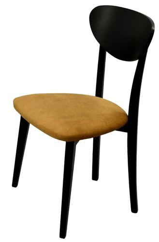 Mały okrągły stół 80 cm rozkładany do 160 LAMELE z 4 krzesłami tapicerowane na Arena.pl