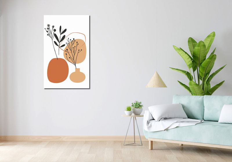 Obraz 60x100cm Botaniczny Pastel zdjęcie 2