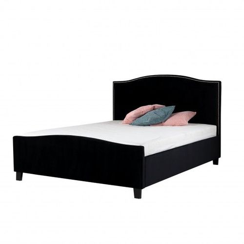 Bed Knapper 140x200 black velvet SS8067 na Arena.pl