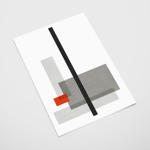Plakat bauhaus geometria 70x100 cm na Arena.pl