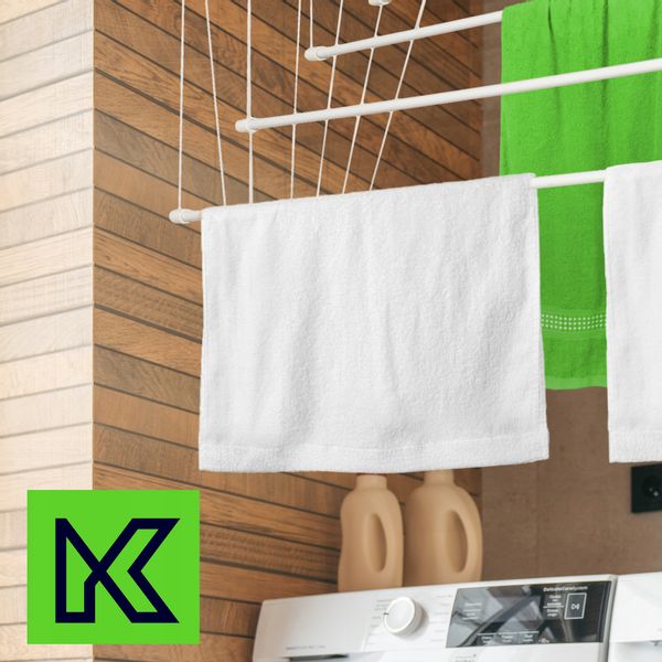 Suszarka Na Pranie Ubrania Sufitowa 6 Prętów 150cm zdjęcie 10