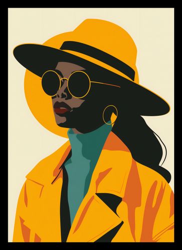 Plakat 21x29,7cm Żółta Stylowość na Arena.pl