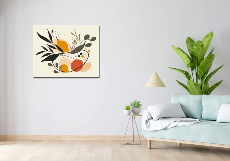 Obraz 90x70cm Botaniczny Wir zdjęcie 2