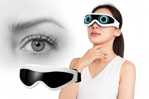 Masażer oczu Okulary magnetyczne wibracyjne masujące skroń okolice oczu na Arena.pl