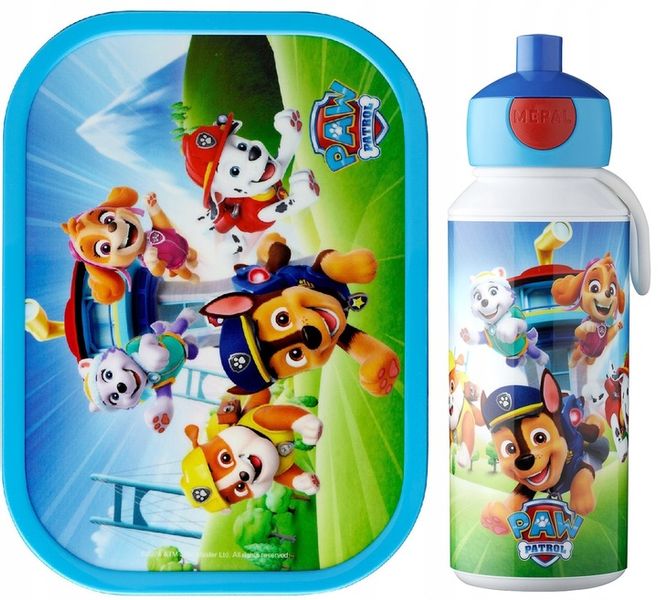 MEPAL LUNCHBOX ŚNIADANIÓWKA BIDON ZESTAW KANAPKI PSI PAW PATROL PUPS NO BPA zdjęcie 6