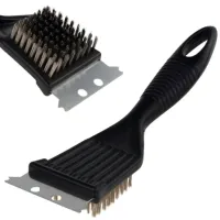 SKROBACZKA SZCZOTKA ZE SKROBAKIEM DO CZYSZCZENIA GRILLA RUSZTÓW