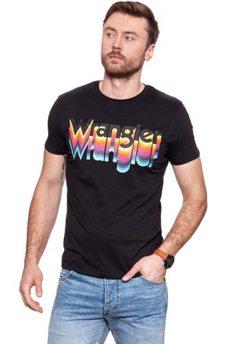 WRANGLER LOGO TEE BLACK W7B62FQ01 M na Arena.pl