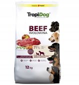 TROPIDOG Beef 12kg Adult Medium Large Breeds