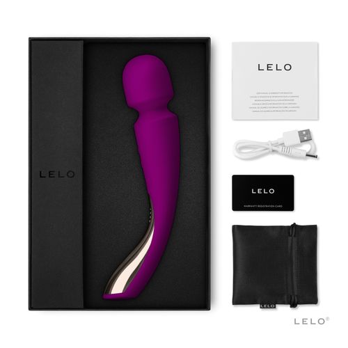 wibrator różdżka smart wand 2 medium deep rose lelo na Arena.pl