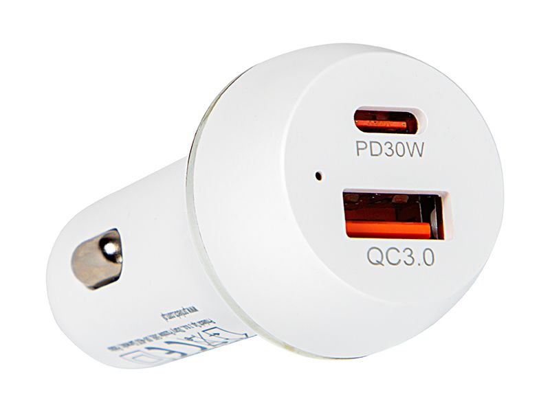 Ładowarka samochodowa gniazdo 2x USB-A+USB-C 48W G48W zdjęcie 1