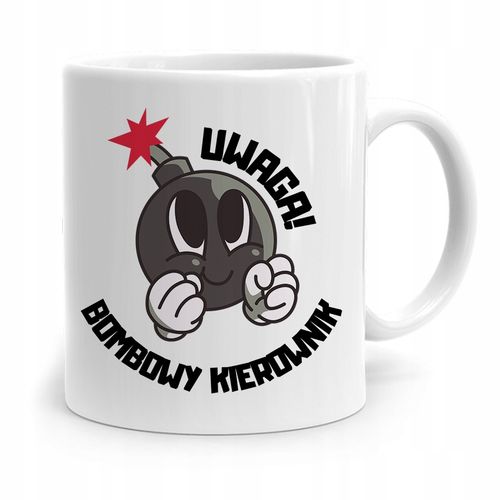 Kubek Prezent Dla Kierownika Bombowy Kierownik Z Nadrukiem Ze Zdjęciem na Arena.pl