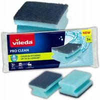 zmywak profilowany z enzymami vileda pro clean 3 szt.