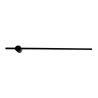 Lampa na ścianę podłużna Troy W90477-90BK Zumaline LED 12W 4000K czarny