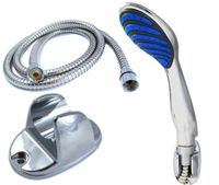 ZESTAW PRYSZNICOWY BLUE WĄŻ + SŁUCHAWKA + UCHWYT