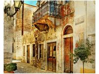 40X50CM GRECKA ULICZKA OBRAZ