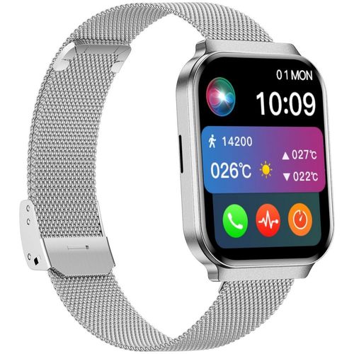 smartwatch gravity srebrny pasek + bransoleta gt44-4 na Arena.pl