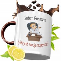 Kubek Bordowy Dla Prezesa Na Urodziny Prezent Z Nadrukiem Ze Zdjęciem