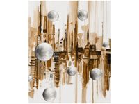 40X50CM MIASTO ZE SNU BRĄZACH OBRAZ