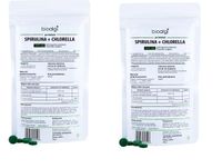 2x Naturalne Bioalgi Spirulina + Chlorella - Witalność 400 tabletek