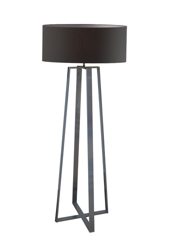 Lampa stojąca  MOSS E27 abażur walec na Arena.pl