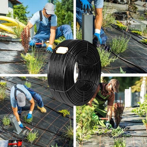 LINIA KROPLUJĄCA 100m+179EL NAWADNIANIE KROPELKOWE WĄŻ KROPELKUJĄCY SOLIDNY na Arena.pl