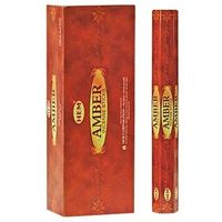 kadzidełka zapachowe hem amber intense box 25 opakowań