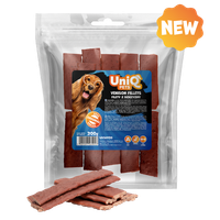 Smaczki dla psa filety suszone dla psa z dziczyzny 300g UNIQ PETS