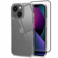 2 x PRZEZROCZYSTE SZTYWNE ETUI CASE COVER DO IPHONE 13 + SZKŁO
