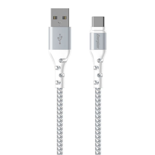 Energizer Ultimate - Kabel połączeniowy USB-A do USB-C 2m (Biały) zdjęcie 1