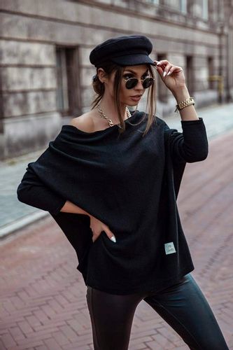 Sweter flamingo czarny Me Gusta na Arena.pl