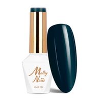 Lakier hybrydowy LED/UV Gel Polish MollyNails Blue Sky Nr 118 Green-Blue 8g
