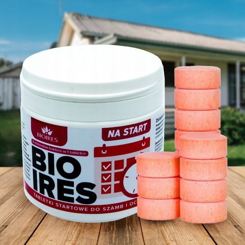 Bioires aktywator starter tabletki do oczyszczalni rozruch szamba 5w1 na Arena.pl