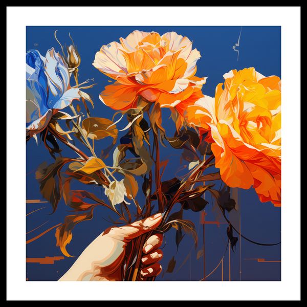Plakat 60x60cm Żywy Uścisk zdjęcie 3