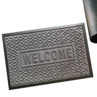 Wycieraczka wejściowa pod drzwi zewnętrzna wewnętrzna mata "Welcome"75x45