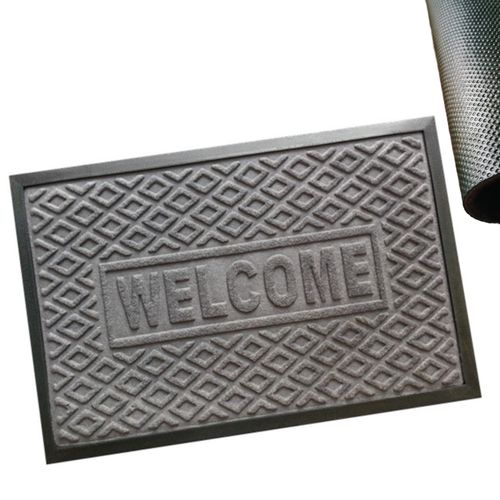 Wycieraczka wejściowa pod drzwi zewnętrzna wewnętrzna mata "Welcome"75x45 na Arena.pl