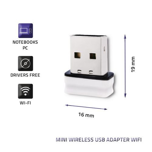 Qoltec Bezprzewodowy Mini Adapter USB Wi-Fi | Standard N na Arena.pl