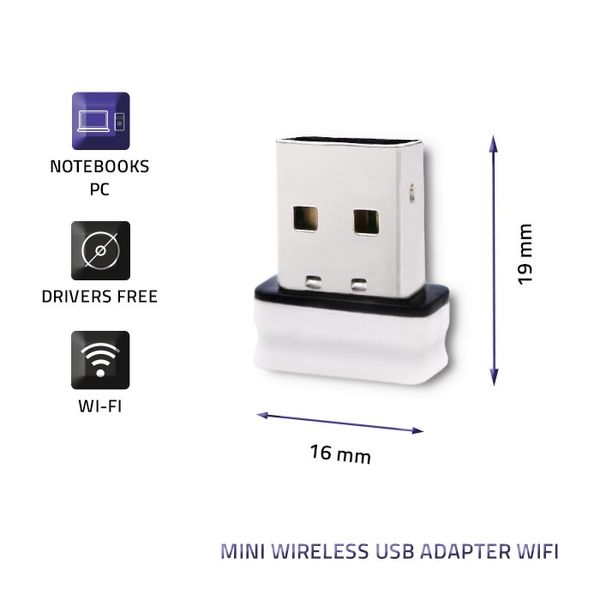 Qoltec Bezprzewodowy Mini Adapter USB Wi-Fi | Standard N zdjęcie 8