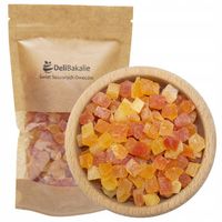 Papaja kandyzowana kostka 1kg słodka przekąska DeliBakalie